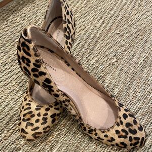 Lands' End Women's Leopard Pattern 3.75” heels